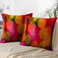 thumbnail image 4 of LALILO Throw Pillow Covers Lights Disco Dots Light Polka Ball Black Cushion Cover 18" x 18", 2 Pack, 4 of 6