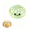 Green, variant on Blue Glitter Dumpling Squishy Toy with Mini Steamer, 3.35 Inches, Slow Rising Squeeze Toy for Kids