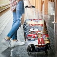 thumbnail image 3 of Santa is Coming Abyssinian Merry Christmas Xmas Noel Truck Tree Travel Luggage Cover Cat Lover Kitten Owner Gifts Suitcase Dust Protective Decor - 02023, 3 of 5