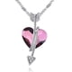 thumbnail image 2 of Dije con Cadena OCEAN HEART  AC18-199, 2 of 2