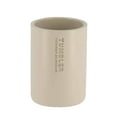 thumbnail image 5 of Evideco French Home Goods Willis Beige Tumbler Only Modern Art Deco Polyresin Bathroom Tumblers, 5 of 7