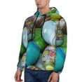 thumbnail image 3 of Bingfone Easter Egg1 Men'S Drawstring Hoodie Long Sleeve Pocket Sweatshirts-X-Large, 3 of 9