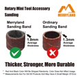 thumbnail image 2 of Accesorio para herramientas rotativas Merryland, lijadora de tambor para Dremel, 184 piezas, 2 of 5