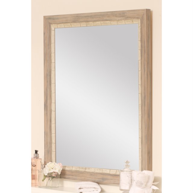 BrandtWorks BM023L3 Patiné Plage Encadré Miroir Mural de Vanité 32''' x 55''