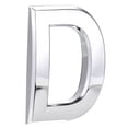 thumbnail image 1 of Unique Bargains 2.76 Inch ABS Self Adhesive House Letter D Plating Silver Tone 2 Pack, 1 of 5