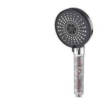 Dnogom 5-Mode High Pressure Filtered Handheld Shower Head,9" Carbon Filter Hard Water Softener Shower Nozzle for Home/Hotel Bathroom,Good for Hair & Skin