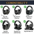 thumbnail image 2 of SOULWIT Mesh Fabric Replacement Earpads Cushions for Plantronics (Poly) Rig 600 Pro (HS/HX), Rig 700(HD/HX/HS), Rig 700 Pro(HS/HX), Rig 800(HD/HS/LX), Rig 800 Pro(HD/HX/HS), Rig 900 Max HX Headset, 2 of 6
