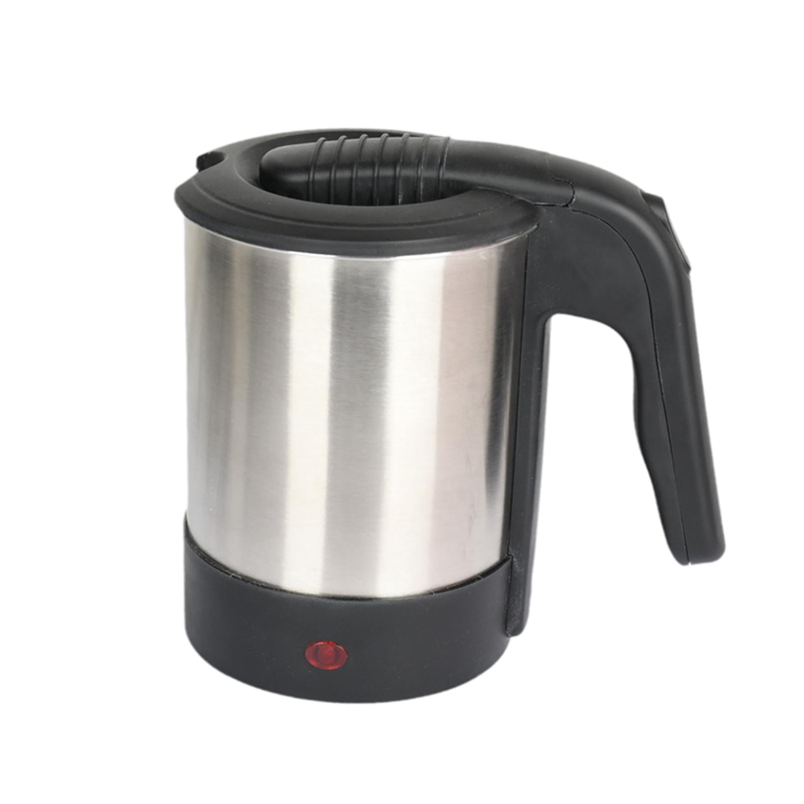 CoudarTitie Car Electric Travel Kettle Hot Water Pot Compact Stainless Steel Portable Warmer 24V 250W