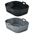 thumbnail image 6 of Shoreew Silicone Air Fryer Liners for Ninja SL400UK Non-Stick Baking Tray Reusable Air Fryer Basket Kitchen Cooking Accessory, 6 of 7