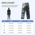 thumbnail image 4 of Honiee Cloud White Dragon for men - a sleek fusion of Straight Pajama Pants, versatile Lounge Pants, and cozy Sleepwear, all rolled into one-Medium, 4 of 6
