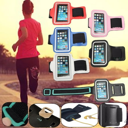 Armband Phone Case, Water Resistant Cell Phone Armband Sports Running Jogging Gym Armband Arm Band Case Cover Key Holder For iphone (Best Gsm Cell Phone)