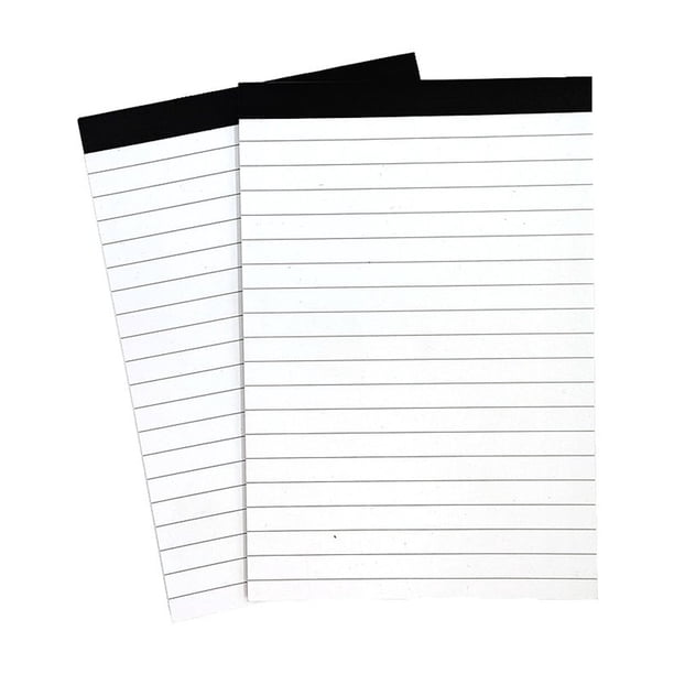 Bloc de notas A6 de 4 x 6 pulgadas, núcleo de repuesto de 30 líneas horizontales, bloc de notas pequeño, papel de notas que se puede rasgar