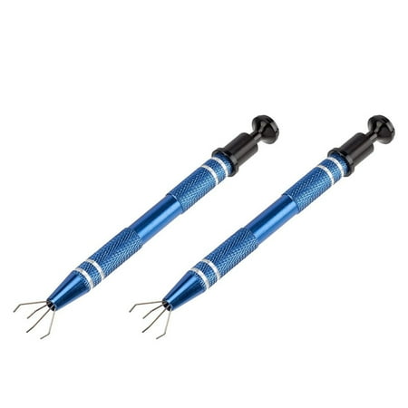 

Stainless Steel 4-Claw Tool Claw for Objects- Electronic Components Hex Nuts Jewelry Making 2Pcs