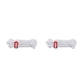 thumbnail image 1 of Soidarity Paquete de 4 cuerdas de viento para tienda de campaña, ajustable, luminoso, para senderismo, camping, escalada, dosel, hebillas de cordón, Blanco 2piezas Soidarity CBP444635, 1 of 5