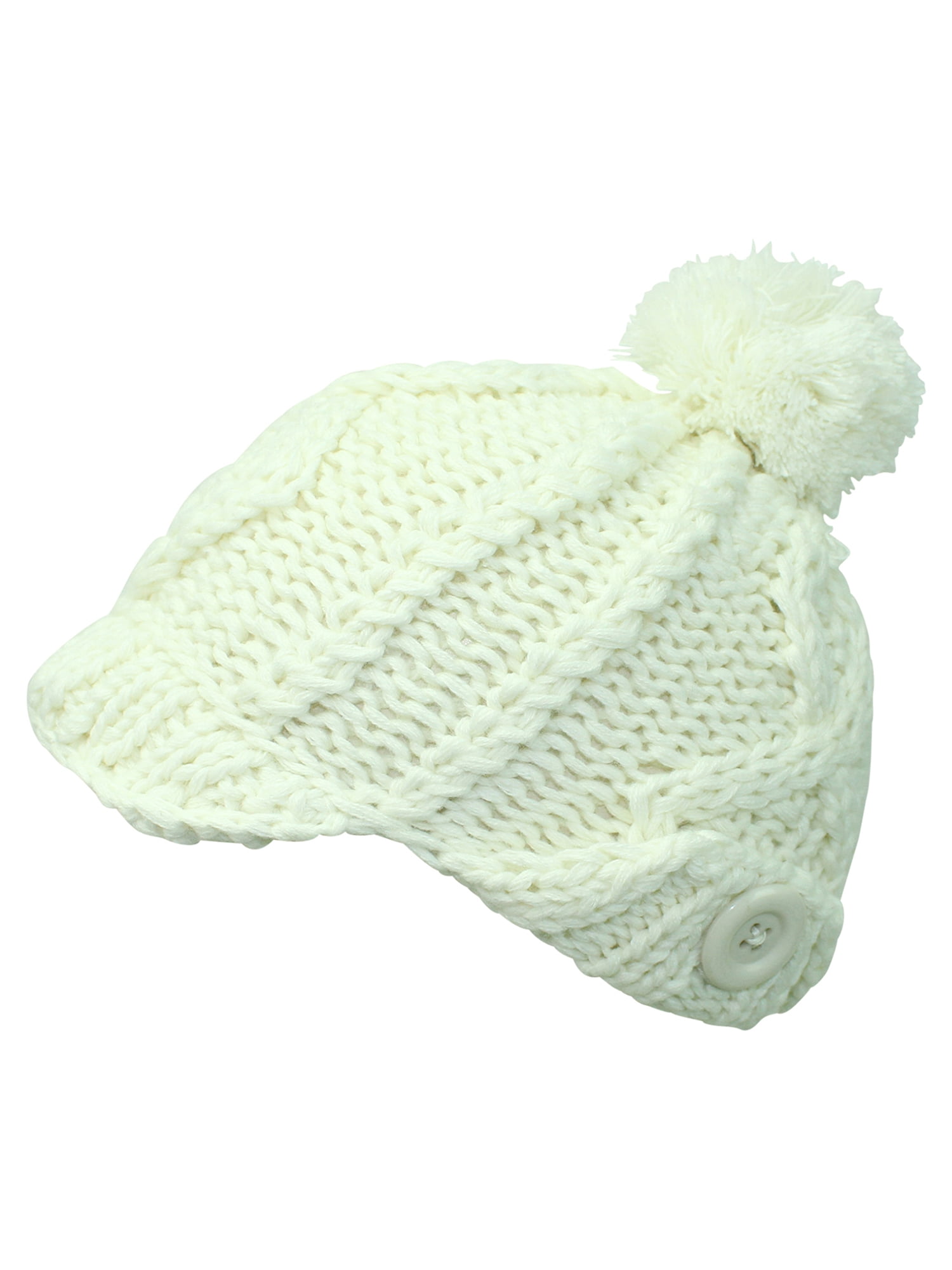 knit newsboy cap