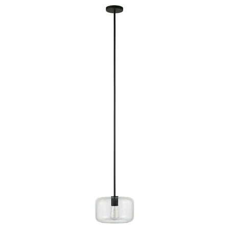 

Evelyn&Zoe Modern Farmhouse 11 Wide Blackened Bronze Pendant