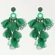 thumbnail image 4 of Pendientes colgantes grandes de la serie verde de moda moderna para mujeres y niñas, 4 of 5
