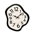 thumbnail image 1 of Reloj de Pared Creativo Moderno con Diseño Torcido Silencioso Superficie de Acrílico Elegante Fácil Lectura de Hora Adecuado para Regalo Decoración de Hogar Oficina Cocina Sala de Estar, 1 of 9