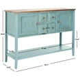 thumbnail image 4 of SAFAVIEH Charlotte Storage Sideboard Blue / Oak, 4 of 5