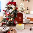 thumbnail image 4 of Hometravel LED Christmas Candle Light, Electronic Decorative Night Light, Festive Shape Candles for Tabletop and Shelf Display, 4 of 6