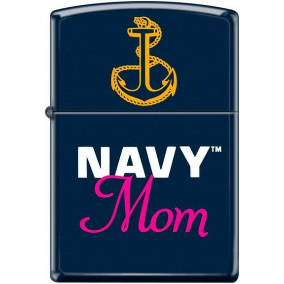 Zippo Lighter- United States Navy USN Mom Navy Matte Windproof Lighter #Z5075