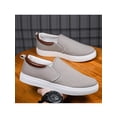 thumbnail image 6 of SIMANLAN Mens Comfort Slip On Canvas Shoes Non-Slip Lightweight Low Top Sneakers Casual Loafers, 6 of 9