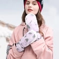 thumbnail image 6 of Lroveb Ski Gloves for Women Winter Waterproof Finger Wrap Warm Cold Proof Outdoor Cycling Gloves Snow Gloves, 6 of 7