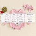 thumbnail image 3 of zuwimk Halloween Baby Girl Outfit My First Halloween Pumpkin Patch Romper Shirt Onesie Cute Fall Clothes(6-12 Months,Pink), 3 of 7