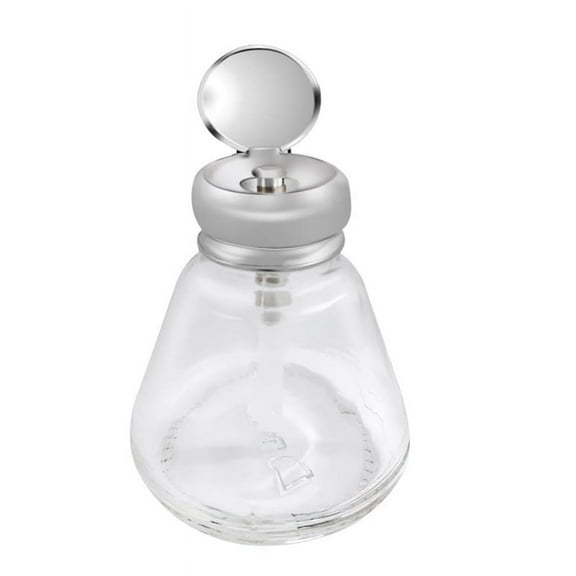 Empty Nail Polish Pump Dispenser Glass Push Down Bottle