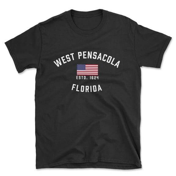 West Pensacola Florida Patriot Men's Cotton T-Shirt