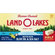 Land O Lakes Half Stick Butter with Olive Oil & Sea Salt, 1 lb.