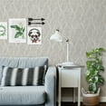 thumbnail image 3 of SUSSEXHOME 177.59 Square Feet Non-Woven Removable Wallpaper - Waterproof, Strippable, Light Resistance & Cleanable Wall Paper Roll - Wallpaper-Luna Collection-Wavy Ligt, 3 of 5