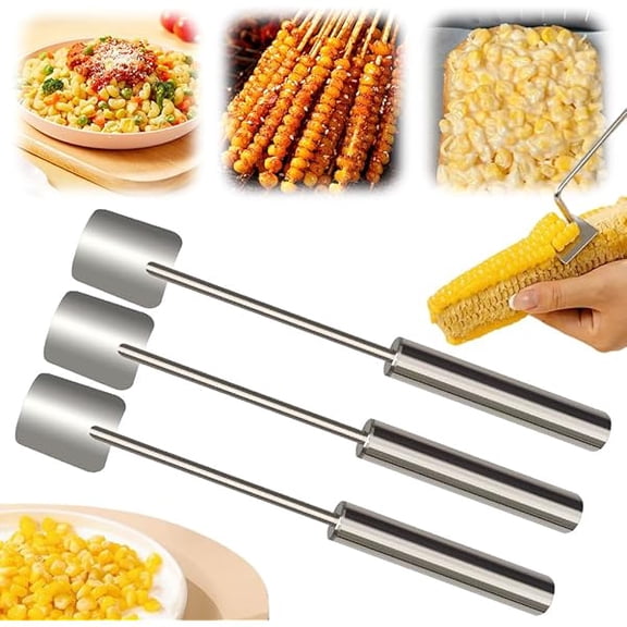 Corn Peeler Corn Peeler for Corn on The Cob,2026 Upgraded Corn Cob Stripper Cutter Remover for Women, Home Kitchen Dining Enthusiasts Gadget Indoor (3PCS)