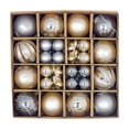 thumbnail image 2 of Tyidzon 44Pcs Christmas Ball Ornaments Shatterproof Christmas Ornaments Set Hanging Decor for Xmas Holiday Party 2.36 Inch, 2 of 6