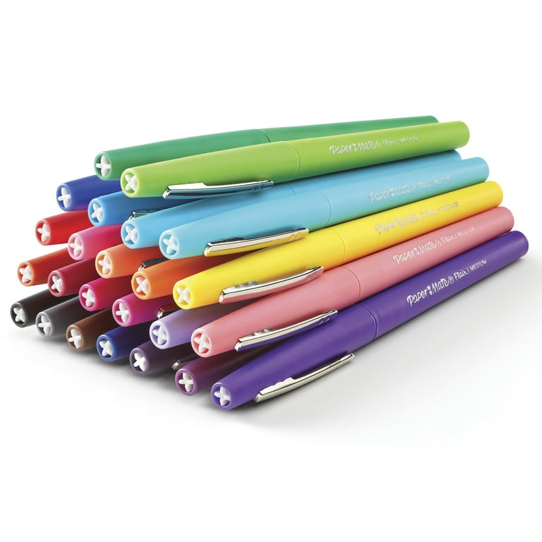 Paper Mate Flair Felt Tip Pens Medium Point Limited Edition Candy Pop Pack 24