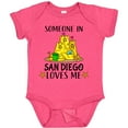 thumbnail image 3 of Inktastic Someone in San Diego Loves Me Boys or Girls Baby Bodysuit, 3 of 5