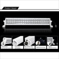 Barre LED Aurora 300mm 100W 8560 Lumens - Faisceau Large 120°, IP69K, Pour 4x4, Camping