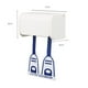 thumbnail image 2 of unbranded 2Ud Storage Rack White Electric Toothbrush Holder Self Stick No Smell Easy Install, 2 of 8