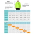 thumbnail image 3 of BALEAF Men's Cycling Running Jacket Waterproof Windbreaker Reflective Yellow Size XXXL, 3 of 7