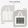 thumbnail image 2 of Rocae Horse Silhouette or Plush Underarm Bag White Furry Purse Handbag for Autumn and Winter, 2 of 7