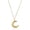 Moon, variant on Sunflower Fidget Necklace for Women Gold Moon Necklace Rotating Heart Necklaces Spinning Crystal Flower Anxiety Necklaces Crescent Moons Jewelry Accessories