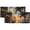 Pattern-5, variant on Winter Forest Landscape Kitchen Window Curtain Valance Snowy Pine Trees Snowflakes Nature Scenery Window Valance for Bedroom Bathroom Living Room Dining Room Valances Set 54 by 18 in, 2 Panel