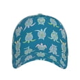 thumbnail image 2 of Daiia Sea Turtle print Baseball Cap Men Women Golf Dad Hat Adjustable Original Classic Low Profile Hat Unconstructed Plain Cap, 2 of 9