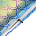 thumbnail image 4 of HAHDAXIA Mermaid Print Bedding Solid Comforter Set for All Seasons,3 Pieces(1 Comforter+2 Pillowcases),Soft Microfiber Bedding Set Twin(86"x70"), 4 of 7