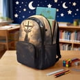 thumbnail image 3 of DISNIMO Deer Cross Print 17 Inch Sturdy Wear-Resistant Kids School Backpack, Adjustable Padded Straps Lightweight Book Bag for Boys Girls Daily School Use, 3 of 7