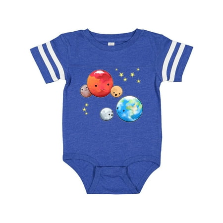 

Inktastic Planetary Playdate cute Earth Mars and Moons Gift Baby Boy or Baby Girl Bodysuit
