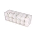 thumbnail image 3 of Injueey 24 Uds 3cm bolas navideñas para colgar adornos de plástico adornos para árbol navideño de Multi-Color de Kits de decoración para fiestas blanco Injueey JJ9150-09B, 3 of 3
