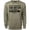 Military Green, variant on Gymish Hardest Lifting Saying Gym Shirt for Men – Funny Weightlifting T-Shirt, Motivational Workout Wear, Military Green with Sleeve Logo, Small