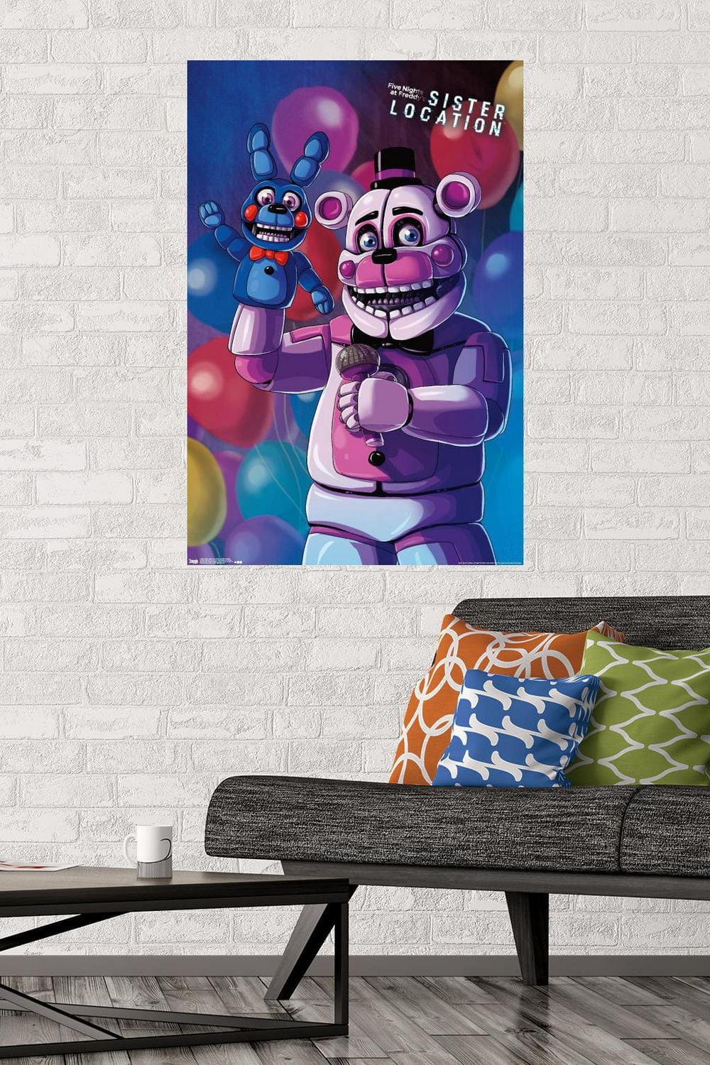 Five Nights at Freddy's: Sister Location - Funtime Freddy Wall Poster