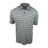 Tommy Bahama Men's Blue Grey Shadow Striped Polo Shirt